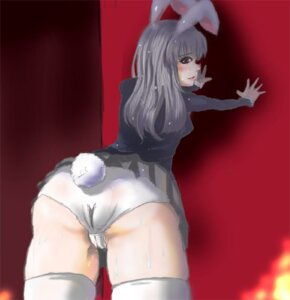 Rating: Explicit Score: 0 Tags: animal_ear bunny_ear female long_hair panties purple_hair reisen_udongein_inaba rule34 skirt solo thighhighs touhou underwear yukichikuwa User: bunchy7s