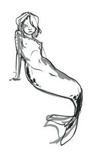 Rating: Explicit Score: 0 Tags: animal_humanoid aquatic aquatic_humanoid arm_support black_and_white breasts e621 female fin fish fish_humanoid fish_tail freckled_face freckled_shoulders freckles frown full-length_portrait genitals hair hair_over_eye hi_res human humanoid legless looking_at_viewer mammal merfolk mermaid_tail monochrome nipples non-mammal_nipples nude one_eye_obstructed portrait simple_background sketch solo split_form tail tail_fin unknown_artist vulva white_background User: bunchy7s