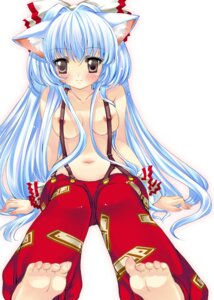Rating: Explicit Score: 0 Tags: animal_ears barefoot bow breasts cat_ears feet female fujiwara_no_mokou hair_ribbon long_hair naked_suspenders nipples pants red_eyes ribbon rule34 shirtless silver_hair suspenders toes topless touhou yun_(artist) User: bunchy7s