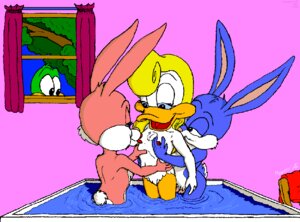 Rating: Explicit Score: 0 Tags: 2007 anatid anseriform anthro avian babs_bunny bad_metadata beak bird bisexual breasts bryan_lion buster_bunny duck e621 female female/female flat_chested genitals group interspecies lagomorph leporid licking looking_at_another male male/female mammal missing_sample nipple_fetish nipple_lick nipple_play nipples nude peeping penis plucky_duck pouncer rabbit shirley_the_loon tiny_toon_adventures tongue tongue_out toony vintage voyeur warner_brothers wet User: bunchy7s
