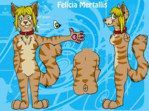 Rating: Safe Score: 0 Tags: anthro azurecoyote blonde_hair breasts brown_body brown_fur digital_media_(artwork) domestic_cat e621 felicia_mertallis felid feline felis female fur hair heart_symbol hi_res looking_at_viewer mammal model_sheet side_view smile solo tail turnaround User: bunchy7s