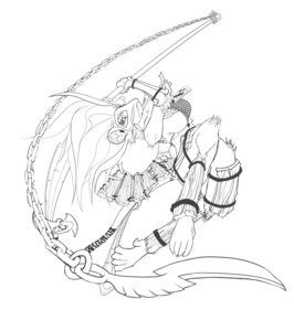 Rating: Safe Score: 0 Tags: absurd_res chain chain_weapon e621 female hasbro hi_res ink-eyes line_art magic:_the_gathering mammal mask melee_weapon monochrome naginata nezumi_(magic:_the_gathering) ninja polearm rodent sliverman solo sword warrior weapon wizards_of_the_coast User: bunchy7s