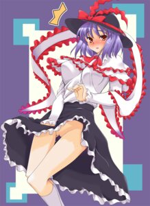 Rating: Questionable Score: 0 Tags: breasts dress female footwear gokubuto_mayuge hat iku_nagae kneehighs large_breasts no_panties purple_hair pussy red_eyes rule34 shawl short_hair socks surprised touhou uncensored User: bunchy7s