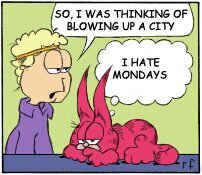 Rating: Safe Score: 0 Tags: adrian_veidt blonde_hair bubastis clothing dialogue domestic_cat duo e621 english_text felid feline felis feral fur garfield_(series) garfield_the_cat hair human humor jon_arbuckle looking_at_viewer low_res mackerel_tabby male mammal muddybloodybluesky no_irises open_mouth ozymandias parody purple_clothing red_body red_fur redraw shirt tabby_cat text thumbnail topwear watchmen what User: bunchy7s