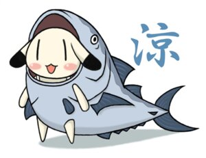 Rating: Safe Score: 0 Tags: animal_yokocho aquatic chinese_text clothing costume e621 female fish iyo lagomorph leporid low_res mammal open_:3 rabbit simple_background solo tea-muffin text toony vertical_bar_eyes white_background User: bunchy7s