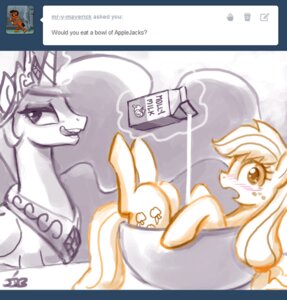 Rating: Questionable Score: 0 Tags: 2013 applejack_(mlp) ask_blog beverage_carton blush bowl butt carton comic container crown cutie_mark duo e621 earth_pony english_text equid equine eyes_closed feathered_wings feathers female female/female feral freckles friendship_is_magic hair hasbro headgear horn horn_magic horse if_it_fits_i_sits_(meme) in_bowl in_container john_joseco levitating_object levitation long_hair looking_at_viewer magic mammal meme milk milk_carton milk_container my_little_pony mythological_creature mythological_equine mythology pony pouring pouring_milk pouring_on_another princess princess_celestia_(mlp) question_mark royalty smile tail text tiara tongue tongue_out toony tumblr winged_unicorn wings worried User: bunchy7s