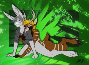Rating: Explicit Score: 0 Tags: anthro balls bottomless buckteeth clothed clothing convenient_censorship cuddling deer divio dragondrawer duo e621 genitals hoodie hooves hug jacket lagomorph leporid licking male male/male mammal nude rabbit smile sweater teeth tongue tongue_out topwear tucker_(character) User: bunchy7s