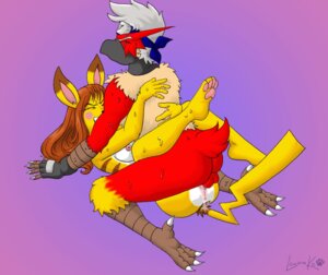 Rating: Explicit Score: 0 Tags: accessory anthro anthrofied anus avian ayame_ichiraku beak bird blaziken bodily_fluids claws clothing crossover duo e621 eyes_closed female female_penetrated fingerless_gloves forehead_protector fur generation_1_pokemon generation_3_pokemon genitals gloves handwear headband hi_res interspecies kakashi_hatake lady_machoke male male/female male_penetrating male_penetrating_female mammal naruto nintendo nude penetration penile penile_penetration penis penis_in_vagina pikachu pokemon pokemon_(species) pokemorph rodent sex sweat tail vaginal vaginal_penetration vulva yellow_body yellow_fur User: bunchy7s