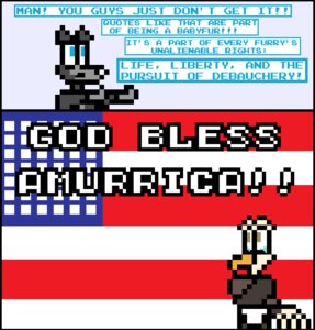 Rating: Questionable Score: 0 Tags: ageplay anthro clean_diaper clothed clothing comic diaper digital_media_(artwork) duo e621 english_text hate infantilism male pixel_(artwork) roleplay text unknown_artist wearing_diaper what User: bunchy7s