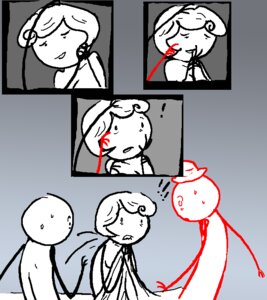 Rating: Questionable Score: 0 Tags: ! 1girls 2boys caressing_face clone female future_pickle_inspector male ms_paint_adventures nervous_broad pickle_inspector problem_sleuth red_outline rule34 scared scared_expression shocked shrimpboat surprised time_paradox User: bunchy7s