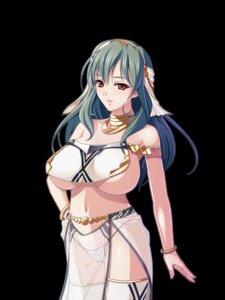 Rating: Questionable Score: 0 Tags: 1girls breasts female green_hair human_only jewelry kyonyuu_fantasy kyonyuu_fantasy_gaiden kyonyyu_fantasy large_breasts long_hair navel nerisu_(kyonyuu_fantasy) red_eyes rule34 see-through solo thong waffle User: bunchy7s