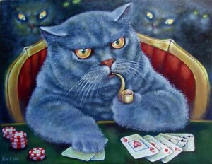 Rating: Safe Score: 0 Tags: ace_of_clubs ace_of_diamonds ace_of_hearts ambiguous_gender card card_game chair clubs_(suit) diamonds_(suit) domestic_cat e621 felid feline felis furniture gambling gaming grumpy heart_symbol hearts_(suit) king_of_hearts kislyachenko_svetlana mammal nine_of_spades overweight overweight_ambiguous playing_card poker poker_chip poker_face poker_table pupils sitting slit_pupils smoke smoking smoking_pipe solo spades_(suit) stack suit_symbol table whiskers yellow_eyes User: bunchy7s