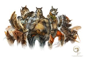 Rating: Safe Score: 0 Tags: 2012 alectorfencer anthro areola athletic athletic_anthro athletic_male beard belly belly_tattoo bottomwear bow_(weapon) braided_beard chest_tattoo clothed clothing e621 facial_hair grey_areola grey_nipples group hi_res horn_tattoo male mammal melee_weapon musclegut muscular muscular_anthro muscular_male nipples pants ranged_weapon rhinoceros simple_background sword tattoo topless topless_anthro topless_male weapon white_background User: bunchy7s