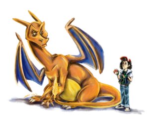 Rating: Safe Score: 0 Tags: ambiguous_gender ash_ketchum charizard claws clothing dragon duo e621 feral fire flaming_tail generation_1_pokemon hi_res holding_object holding_pokeball human isharadragone looking_back male mammal membrane_(anatomy) membranous_wings mythological_creature mythological_scalie mythology nintendo pokeball pokemon pokemon_(species) pokemon_trainer scalie simple_background sitting size_difference standard_pokeball standing tail white_background wings User: bunchy7s