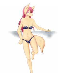 Rating: Safe Score: 0 Tags: 4:5 anthro biped blue_eyes breasts canid canine cleavage clothed clothing diva_(artist) e621 female fox hair hi_res leaning long_hair looking_at_viewer mammal midriff pink_hair pinup pose simple_background skimpy solo standing tail underwear User: bunchy7s