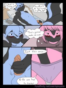 Rating: Explicit Score: 0 Tags: 2011 3:4 5_fingers animal_genitalia anthro awkward balls bare_chest bed black_border blue_body blue_countershading blue_eyes blue_fur blue_hair blue_markings blue_stripes blue_tail blush book border breath brother_(lore) brother_and_sister_(lore) circumcised clothing collarbone comic countershading crotch_lines devon_(nikora_angeli) dialogue digital_media_(artwork) duo e621 english_text erection eyes_closed family female fingering fingers fluffy fluffy_tail front_view fur furniture genitals glans grey_body grey_fur grey_nose grey_tail hair hand_in_panties hand_in_underwear hi_res humanoid_genitalia humanoid_penis incest_(lore) intraspecies keri_(nikora_angeli) lying malachyte male male/female mammal markings masturbation mephitid midriff multicolored_body multicolored_fur nikora_angeli on_back on_bed onomatopoeia panties panting penile penile_masturbation penis pillow pink_body pink_countershading pink_eyes pink_fur pink_hair pink_markings pink_stripes sheath sibling_(lore) sister_(lore) skunk sound_effects speech_bubble stripes tail tan_glans tan_penis text thought_bubble twincest_(lore) twins_(lore) two_tone_body two_tone_fur two_tone_tail underwear url young young_anthro User: bunchy7s