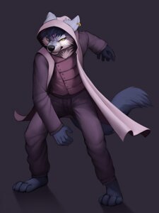 Rating: Safe Score: 0 Tags: 2012 anthro blue_body blue_fur bottomwear canid canine canis clothing digital_media_(artwork) digital_painting_(artwork) e621 ear_piercing falvie fur hoodie male mammal painting_(artwork) pants piercing solo tail topwear wolf yellow_eyes User: bunchy7s