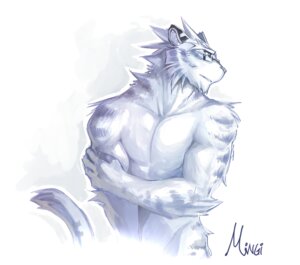 Rating: Safe Score: 0 Tags: abs anthro biceps big_muscles biped blue_and_white crossed_arms e621 eyewear felid fur glasses kuron male mammal markings mingi monochrome muscular muscular_anthro muscular_male nude pantherine pecs pose simple_background solo standing stripes tail tiger white_background User: bunchy7s