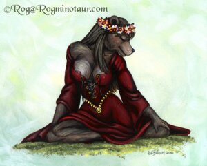 Rating: Questionable Score: 0 Tags: 2000 anthro bear breasts brown_body brown_fur brown_hair clothing dress e621 eyes_closed female floral flower flower_crown flower_garland fur garland hair head_wreath long_hair mammal nipple_slip nipples plant rog_minotaur simple_background smile solo traditional_media_(artwork) white_background User: bunchy7s