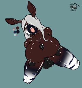 Rating: Explicit Score: 0 Tags: 2013 anthro ares165 autotitfuck balls big_breasts biped black_penis blue_background breast_play breasts color_swatch e621 erection genitals giraffid glistening gynomorph hair huge_breasts intersex kneeling latex looking_at_viewer mammal masturbation nipples nude okapi open_mouth penile penile_masturbation penis presenting sex_toy simple_background solo tongue tongue_out User: bunchy7s
