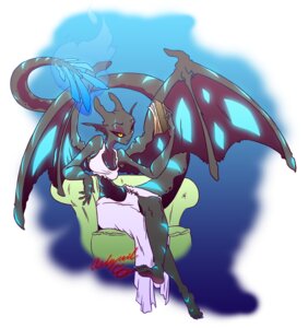 Rating: Safe Score: 0 Tags: arlyurl_(artist) bioluminescence bottomwear breasts chichi_(artist) clothing dragon e621 female glowing glowing_markings green_furniture horn marin_(marik736) markings membrane_(anatomy) membranous_wings multicolored_body mythological_creature mythological_scalie mythology scalie simple_background skirt solo stripes tail white_background wings yellow_eyes User: bunchy7s
