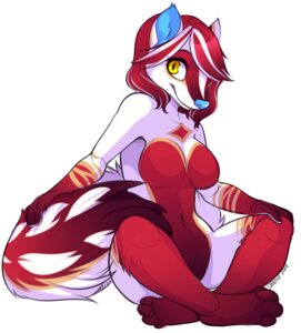 Rating: Safe Score: 0 Tags: 2014 anthro breasts e621 female fur jubilee_(mark_haynes) mammal mephitid minettefraise nude red_body red_fur skunk solo white_body white_fur User: bunchy7s