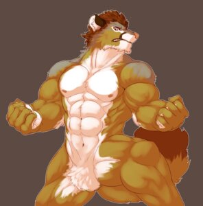 Rating: Questionable Score: 0 Tags: abs absurd_res angry anthro athletic barazoku biceps big_muscles biped brown_body brown_fur brown_hair chest_tuft clenched_teeth cougar crotch_tuft daitenshi e621 fangs felid feline flexing fur grey_background grey_body grey_eyes grey_fur hair hi_res istani looking_at_viewer male mammal muscular muscular_anthro muscular_male nipples nude pecs pink_nose pose red_hair simple_background solo standing teeth tuft white_body white_fur User: bunchy7s