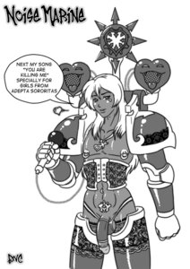Rating: Explicit Score: 0 Tags: 1boy armor balls chaos_(warhammer) chaos_space_marine demien dialogue emperors_children english_text flaccid heart long_hair looking_at_viewer male male_only microphone monochrome nipple_piercing nipples noise_marine penis piercing piercings power_armor rule34 slaanesh solo speech_bubble standing testicles text warhammer_(franchise) warhammer_40k User: bunchy7s