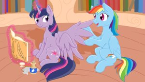 Rating: Safe Score: 0 Tags: 16:9 2013 allopreening blue_body blue_feathers blue_fur book bottle brush container cutie_mark digital_media_(artwork) duo e621 equid equine feather_preening feathered_wings feathers female feral friendship_is_magic fur geomancing glowing hair hasbro hi_res horn levitation magic mammal multicolored_hair multicolored_tail my_little_pony mythological_creature mythological_equine mythology open_mouth paintbrush pegasus personal_grooming purple_body purple_eyes purple_fur purple_hair rainbow_dash_(mlp) rainbow_hair rainbow_tail sitting social_grooming sparkles tail twilight_sparkle_(mlp) two_tone_hair unavailable_at_source widescreen winged_unicorn wings User: bunchy7s