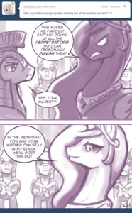 Rating: Safe Score: 0 Tags: angry ask_blog ask_princess_molestia comic crown dialogue e621 english_text equid equine fan_character feathered_wings feathers female female/female feral friendship_is_magic group hair hasbro headgear horn john_joseco long_hair male mammal monochrome my_little_pony mythological_creature mythological_equine mythology pegasi_guard_(mlp) pegasus princess princess_celestia_(mlp) princess_molestia royal_guard_(mlp) royalty text tiara tumblr winged_unicorn wings User: bunchy7s