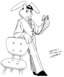 Rating: Safe Score: 0 Tags: 1992 anthro biped bunnell chair classy clock clothed clothing e621 eyewear formal furniture glasses greywolf hair holding_object jimmy_chin lagomorph leporid looking_at_viewer male mammal monochrome monocle rabbit short_hair solo standing vintage watch wood wood_chair wood_furniture User: bunchy7s
