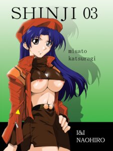 Rating: Explicit Score: 0 Tags: 1girls blue_hair breasts brown_eyes clothing erect_nipples female female_only hat human i&amp;i_naohiro jacket large_breasts light-skinned_female light_skin long_hair looking_at_viewer misato_katsuragi neon_genesis_evangelion nipples no_bra purple_hair rule34 skirt solo uncensored underboob User: bunchy7s