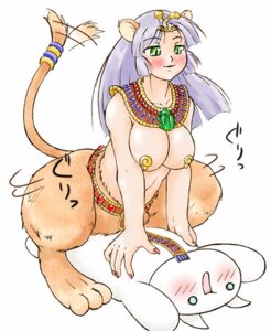 Rating: Explicit Score: 0 Tags: animal_ears artist_request blush breasts character_request female furry green_eyes hair monster_girl public_domain purple_hair rule34 simple_background sphinx straddle tail wag User: bunchy7s