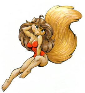 Rating: Safe Score: 0 Tags: 2011 4_toes anthro barefoot big_tail biped breasts brown_body brown_eyes brown_fur brown_hair buckteeth cleavage clothed clothing e621 feet female fluffy fluffy_tail fur hair hand_behind_head leotard long_hair looking_at_viewer mammal megan_giles pose rodent sciurid simple_background solo tail tan_body tan_fur teeth toes tree_squirrel white_background User: bunchy7s