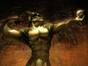 Rating: Explicit Score: 0 Tags: 3d_(artwork) 4:3 abs anthro bear-paws biceps big_penis biped bone brelo_(artist) claws digital_media_(artwork) e621 everquest flaccid genitals green_body green_skin horn iksar lizard male markings muscular muscular_anthro muscular_male nude penile_spines penis pinup pose pubes red_eyes reptile scalie skull solo standing unktehila User: bunchy7s
