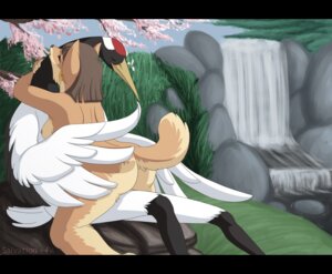 Rating: Explicit Score: 0 Tags: anthro anthro_on_anthro avian beak bird black_bars canid canine crane_(bird) detailed_background duo e621 ear_piercing eyes_closed feathered_wings feathers female female_penetrated fox grass gruiform grus_(genus) interspecies kissing letterbox male male/female male_penetrating male_penetrating_female mammal nature outside penetration penile penile_penetration penis_in_vagina piercing plant red-crowned_crane salvation sex tail vaginal vaginal_penetration water waterfall wings User: bunchy7s