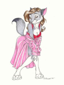 Rating: Safe Score: 0 Tags: anthro bra brown_eyes brown_hair canid canine canis clothing digitigrade dress e621 female hair ladyjeboah mammal shy solo tail traditional_media_(artwork) underwear undressing wolf User: bunchy7s