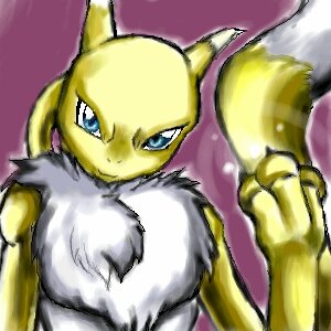 Rating: Safe Score: 0 Tags: 1:1 ambiguous_gender anthro bandai_namco blue_eyes canid canine chest_tuft crossover digimon digimon_(species) digital_media_(artwork) e621 felid fur generation_1_pokemon hybrid legendary_pokemon looking_at_viewer low_res mammal mewtwo nintendo oekaki pokemon pokemon_(species) renamon solo tuft unknown_artist what_has_science_done white_body white_fur yellow_body yellow_fur User: bunchy7s