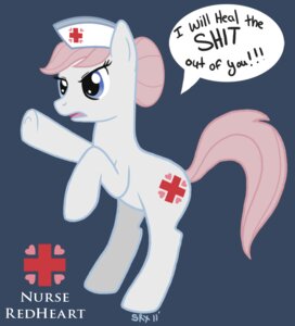 Rating: Safe Score: 0 Tags: 2011 blue_eyes challenge_accepted character_name dialogue e621 earth_pony english_text equid equine female feral friendship_is_magic hasbro horse mammal meme my_little_pony nurse nurse_redheart_(mlp) pony red_cross shadowravenx simple_background solo speech_bubble tail text toony xtsooy User: bunchy7s