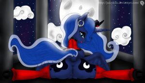 Rating: Explicit Score: 0 Tags: 2012 anus blue_body blue_eyes blue_feathers blue_fur blue_hair butt cutie_mark e621 ear_piercing equid equine feathered_wings feathers female feral friendship_is_magic fur genitals hair hasbro horn juicykiss looking_at_viewer looking_back mammal moon my_little_pony mythological_creature mythological_equine mythology night open_mouth piercing presenting presenting_hindquarters princess_luna_(mlp) solo spread_legs spreading tail teats text url vulva winged_unicorn wings User: bunchy7s