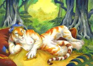 Rating: Explicit Score: 0 Tags: 2012 anthro biped blep breasts detailed_background dildo e621 felid female forest fur genitals jungle lying mammal nature nipples nude oil_painting_(artwork) on_side orange_body orange_fur outside painting_(artwork) pantherine pinup plant pose scale_(artist) scenery sex_toy solo spread_legs spreading stripes tail tiger tongue tongue_out traditional_media_(artwork) traditional_painting_(artwork) tree vulva wood User: bunchy7s