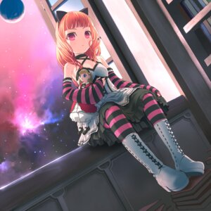 Rating: Questionable Score: 0 Tags: 1:1 alternative_fashion animal_humanoid armwear boots bottomwear cat_humanoid clothing doll e621 elbow_gloves felid felid_humanoid feline feline_humanoid female footwear gloves hair handwear humanoid j-fashion knee_boots knee_highs legwear lolita_(fashion) long_hair mammal mammal_humanoid orange_hair pink_eyes punk punk_lolita red_eyes red_hair shoes skirt solo space star stripes thigh_highs uni_(plastic_girl) visual_kei User: bunchy7s