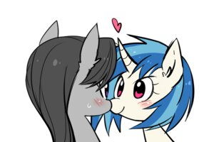 Rating: Safe Score: 0 Tags: 2014 3:2 black_hair blue_hair blush bodily_fluids boop duo e621 earth_pony equid equine eye_contact eyelashes female female/female friendship_is_magic fur grey_body grey_fur hair hasbro heart_symbol horn horse looking_at_another mammal megarexetera multicolored_hair my_little_pony mythological_creature mythological_equine mythology nose_to_nose octavia_(mlp) pony purple_eyes red_eyes simple_background smile sweat two_tone_hair unicorn vinyl_scratch_(mlp) white_background white_body white_fur User: bunchy7s