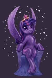 Rating: Safe Score: 0 Tags: 2:3 assasinmonkey chair crown cutie_mark digital_media_(artwork) digital_painting_(artwork) e621 equid equine fangs feathered_wings feathers female friendship_is_magic fur furniture hair hasbro headgear hi_res horn long_hair mammal multicolored_hair my_little_pony mythological_creature mythological_equine mythology painting_(artwork) purple_body purple_eyes purple_feathers purple_fur purple_hair semi-anthro simple_background sitting smile solo teeth twilight_sparkle_(mlp) two_tone_hair winged_unicorn wings User: bunchy7s
