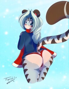 Rating: Questionable Score: 0 Tags: 2014 anthro blue_eyes blush braided_hair butt butt_heart clothing digital_media_(artwork) e621 felid female fur hair leucistic long_hair looking_at_viewer mammal minina pantherine pose scarf solo thong tiger tiger1001 underwear white_hair wide_hips User: bunchy7s