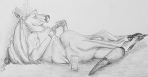 Rating: Safe Score: 0 Tags: anthro biped black_and_white e621 foxia graphite_(artwork) greyscale gun handgun kangaroo lying macropod male mammal marsupial monochrome pistol ranged_weapon solo tail traditional_media_(artwork) weapon User: bunchy7s