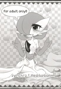 Rating: Explicit Score: 0 Tags: absurd_res breasts e621 english_text female gardevoir generation_3_pokemon genitals hi_res mammal monochrome nintendo nipples not_furry pokemon pokemon_(species) shiratsuki solo text vulva User: bunchy7s