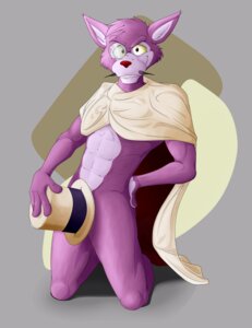 Rating: Questionable Score: 0 Tags: 4_fingers abs anthro biped canid canine canis cape clothing countershading e621 eyewear facial_hair fingers fur hat hat_on_penis headgear headwear inner_ear_fluff kneeling looking_at_viewer male mammal monocle moriarty_(sherlock_hound) mostly_nude mustache neenya penis_clothing penis_hat purple_body purple_fur red_nose sherlock_hound_(series) simple_background solo top_hat tuft wolf User: bunchy7s