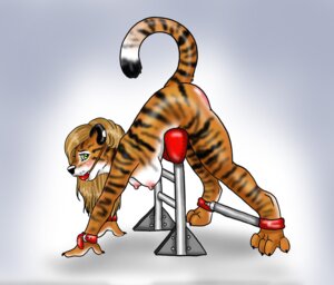 Rating: Explicit Score: 0 Tags: anthro ass_up ball_gag bdsm bondage bound breasts butt butt_slap e621 felid female gag gagged mammal nude pantherine raised_tail reddened_butt restraints slap solo spanking spread_legs spreader_bar spreading stripes submissive submissive_female t-o-v tail tiger User: bunchy7s