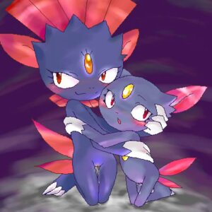 Rating: Explicit Score: 0 Tags: artist_request bindi blush claws closed_mouth colored female female_only front_view fur interspecies kneeling looking_at_viewer multiple_females multiple_girls nude open_eyes pokemon pokemon_(species) pussy red_eyes rule34 sneasel tagme vulva weavile yuri User: bunchy7s